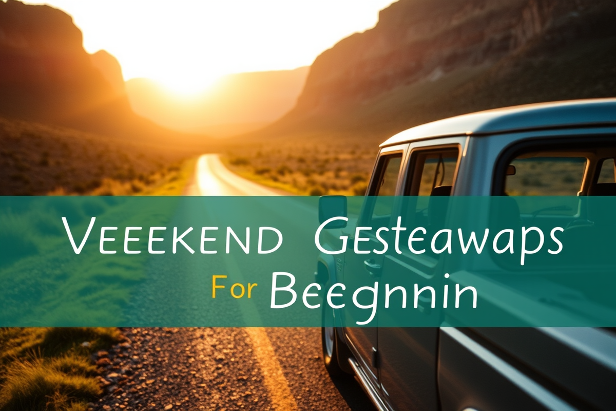 weekend getaways for beginners — Weekend Getaways For Beginners