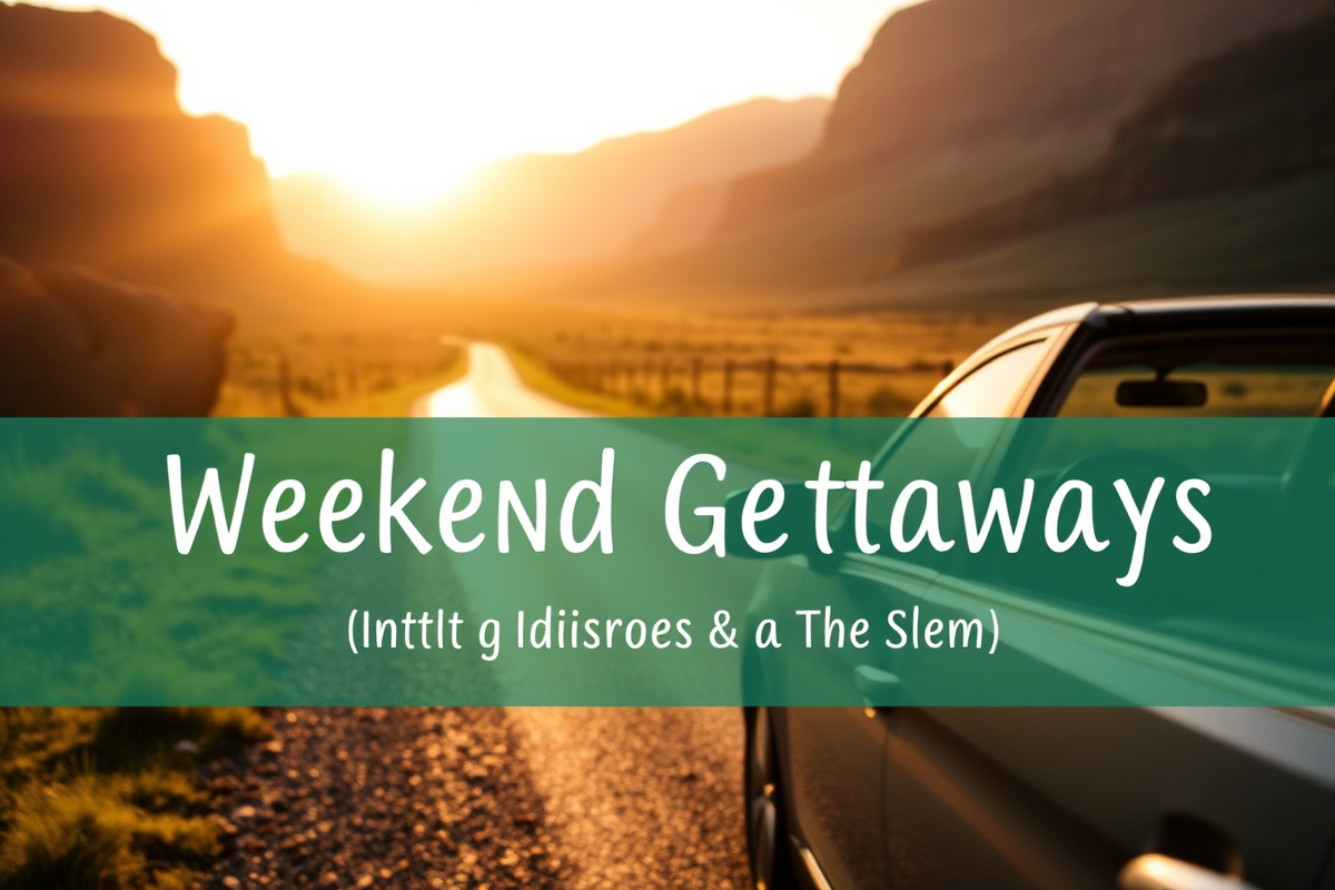 weekend getaways itineraries & routes — Weekend Getaways Itineraries & Routes