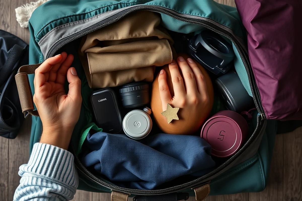weekend getaways packing examples — Weekend Getaways Packing Examples (the finished result)