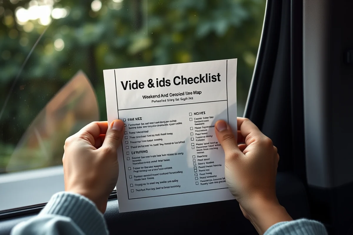 weekend getaways kids checklist — Weekend Getaways Kids Checklist (step by step)