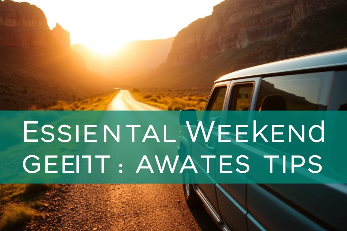essential weekend getaways tips — Essential Weekend Getaways Tips